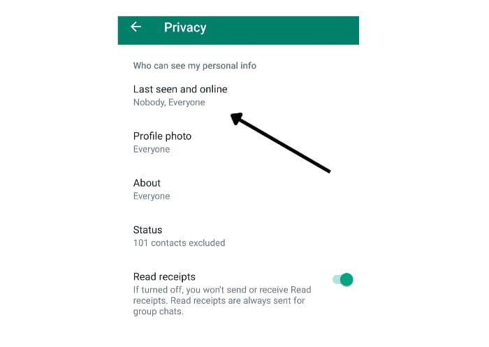 Cara untuk tidak melihat Anda Whatsapp online terakhir